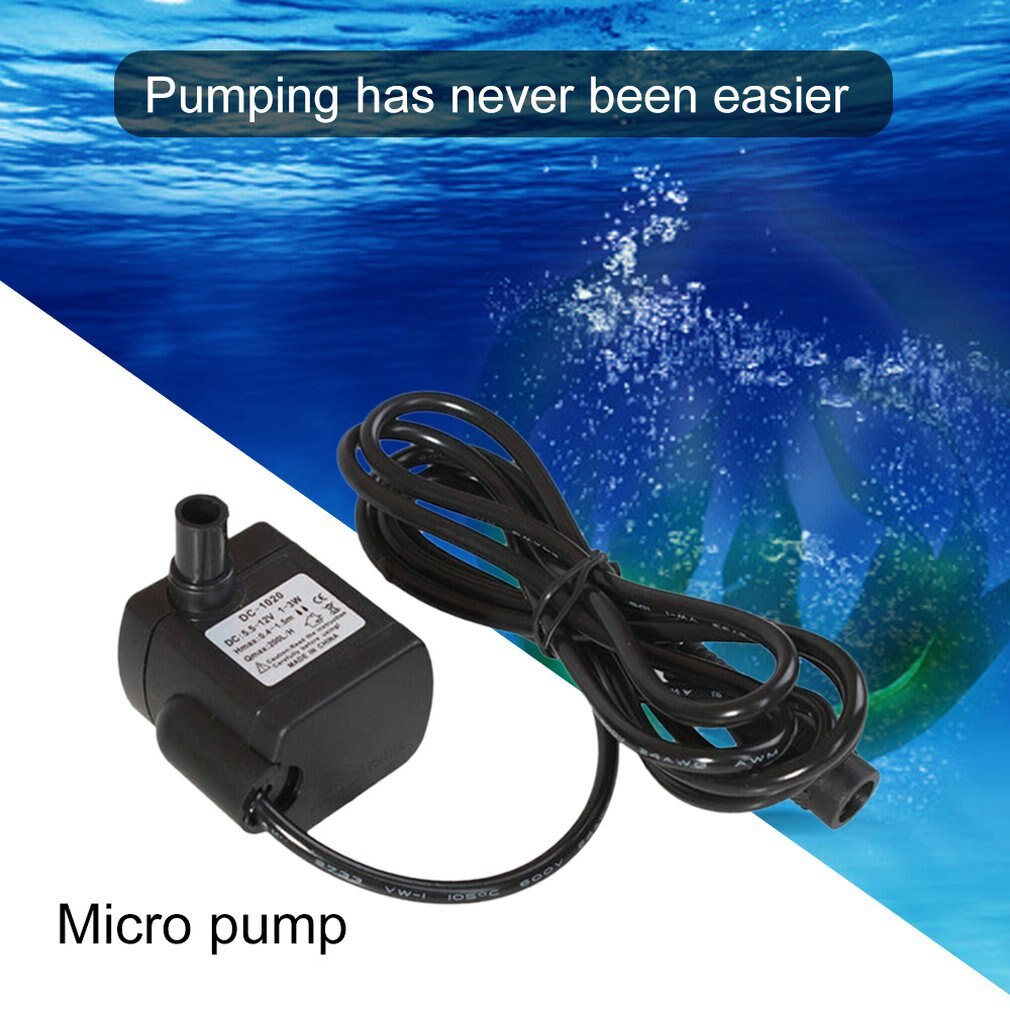 Waterproof Mini Water Pump Power Membrane Submersible Fountain Aquarium Pump 12 V Brushless DC Micro Pump