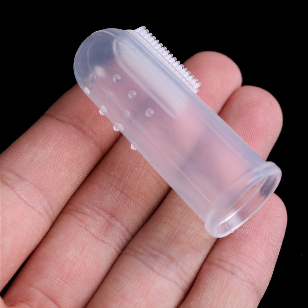 5Pcs Vinger Tandenborstel Zachte Siliconen Safe Baby Kids Vinger Tandenborstel Gum Brush