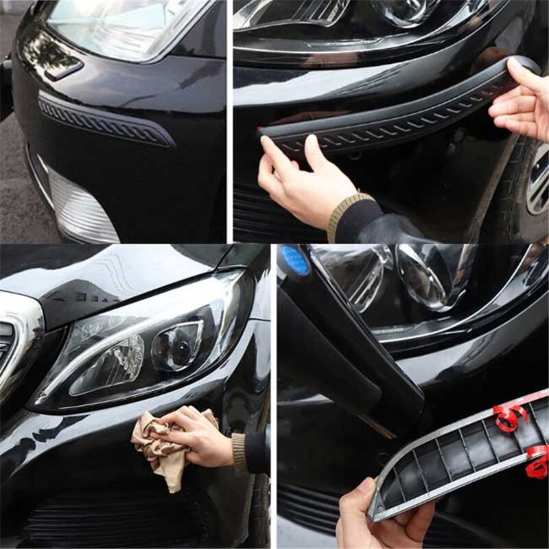 2 Stuks Auto Anti Collision Stickers Auto Deur Botsingen Stick Rubber Strip Decoratie Stickers Auto Accessoires