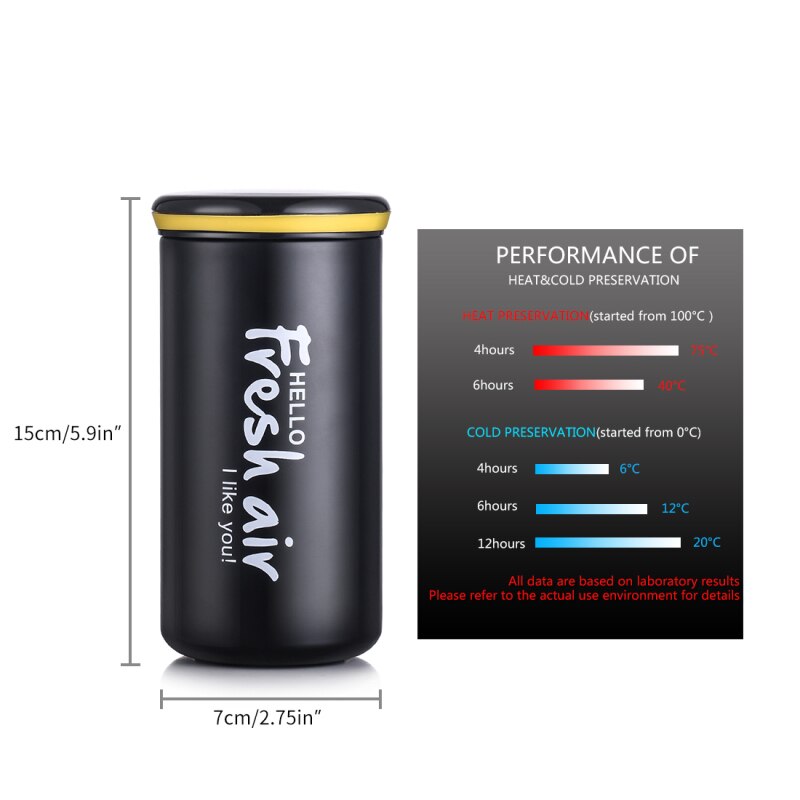 350ml termokander kaffekrus kop rustfri stål vakuumkolber rejse termisk isoleret vandflaske tumbler thermo cafe
