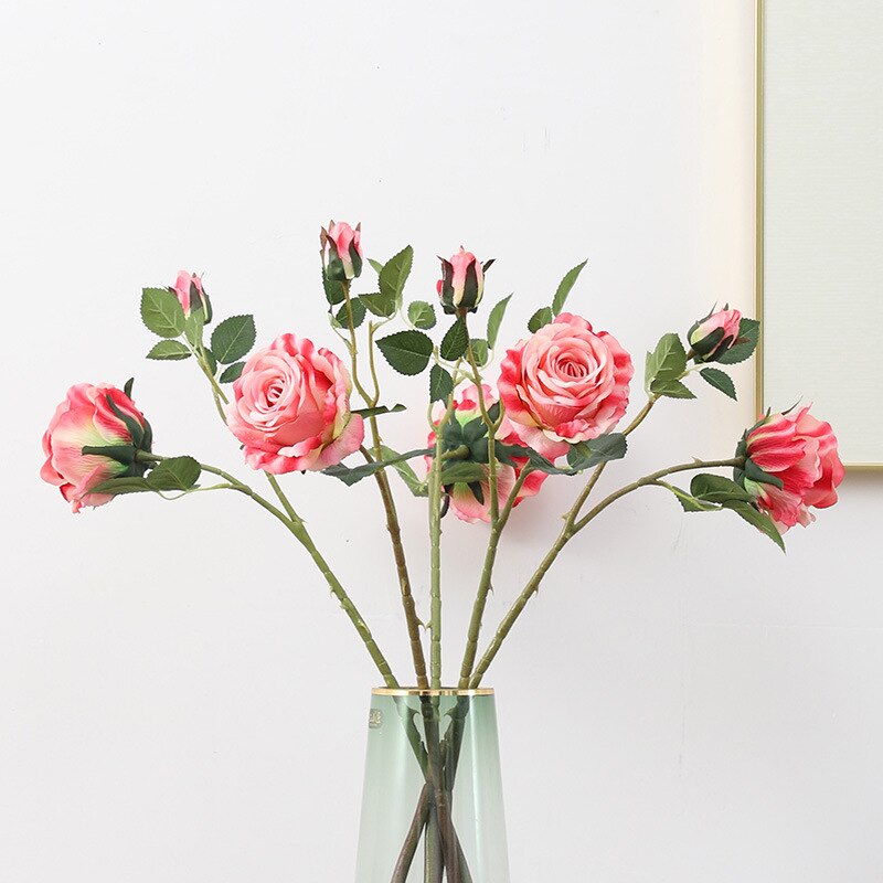 Hoogwaardige Kunstmatige Rose Huishouden Thuis Woonkamer Decoratie Bloem Bonsai Handfeel Hydraterende Anna Rose
