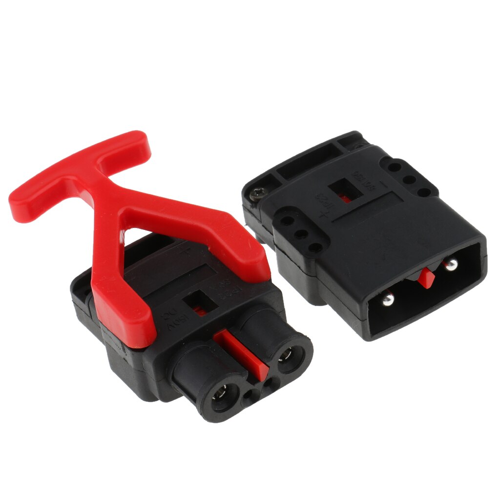 80 Amp 6AWG Battery Cable Quick Connector Plug Connect Disconnect Replacerment for Winch Forklift Universal
