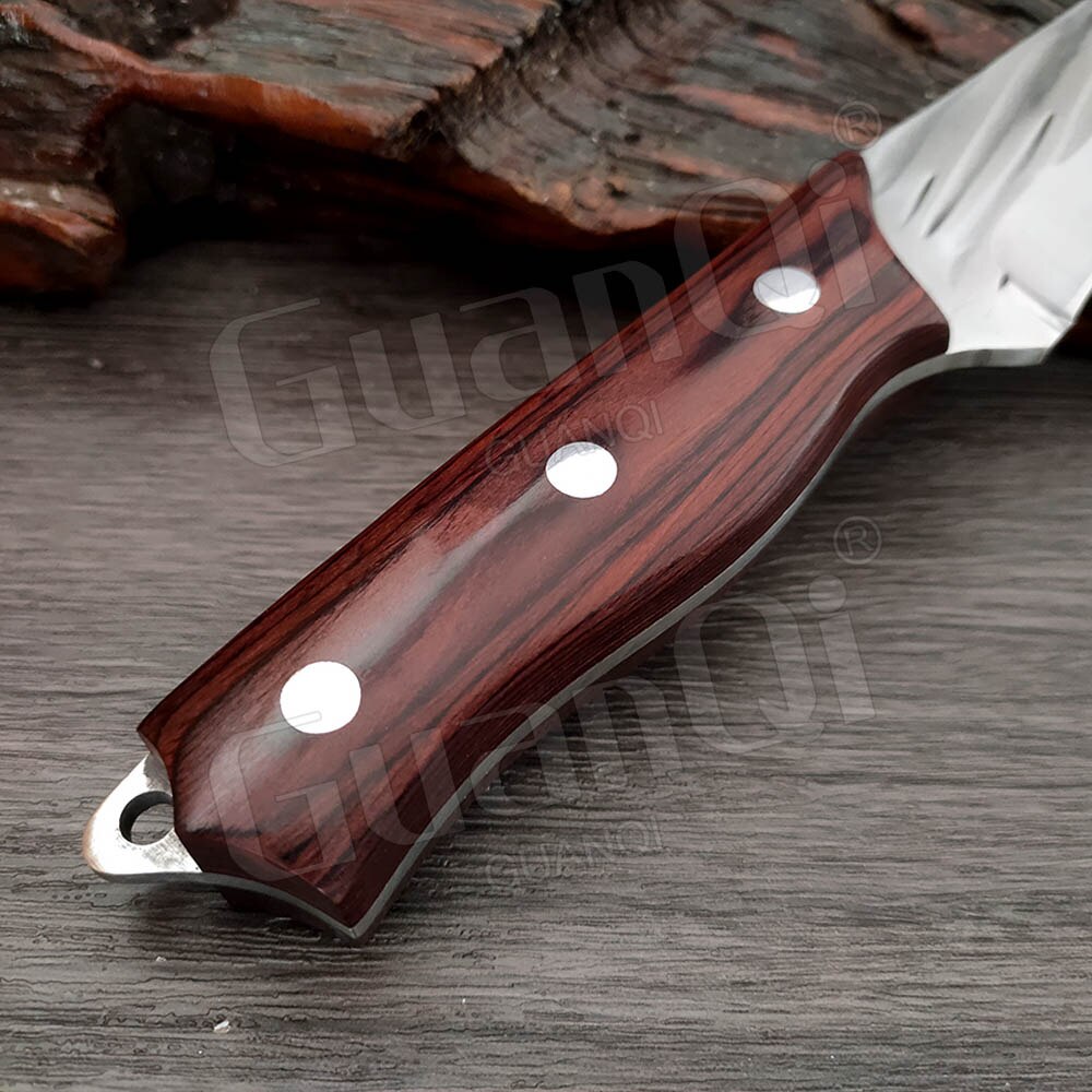 1-3PCS Forged Boning Knife Set Handmade Cleaver Knife Kitchen Knife Wooden Handle Knife for Kitchen Items