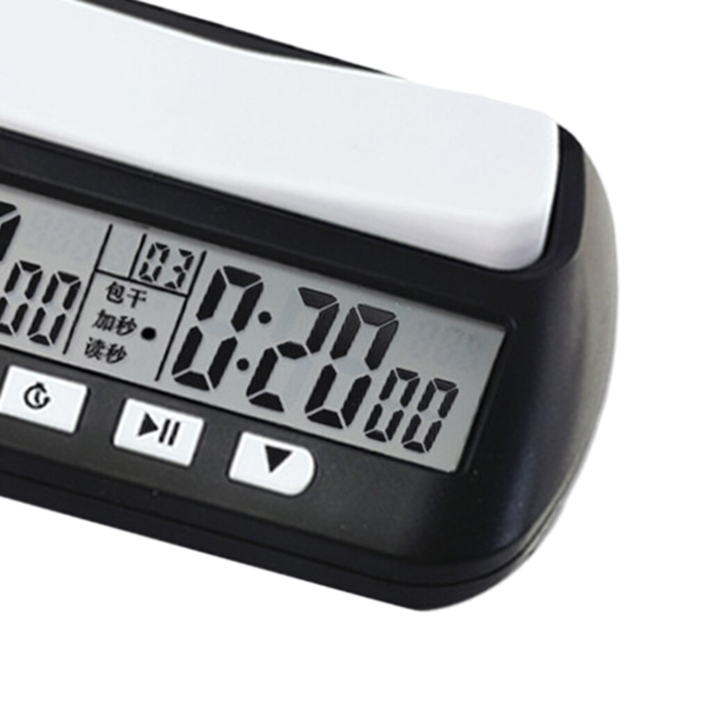Accurate YS-902 Chess Game Clock Count Up Down Timer Chess Game Player Black