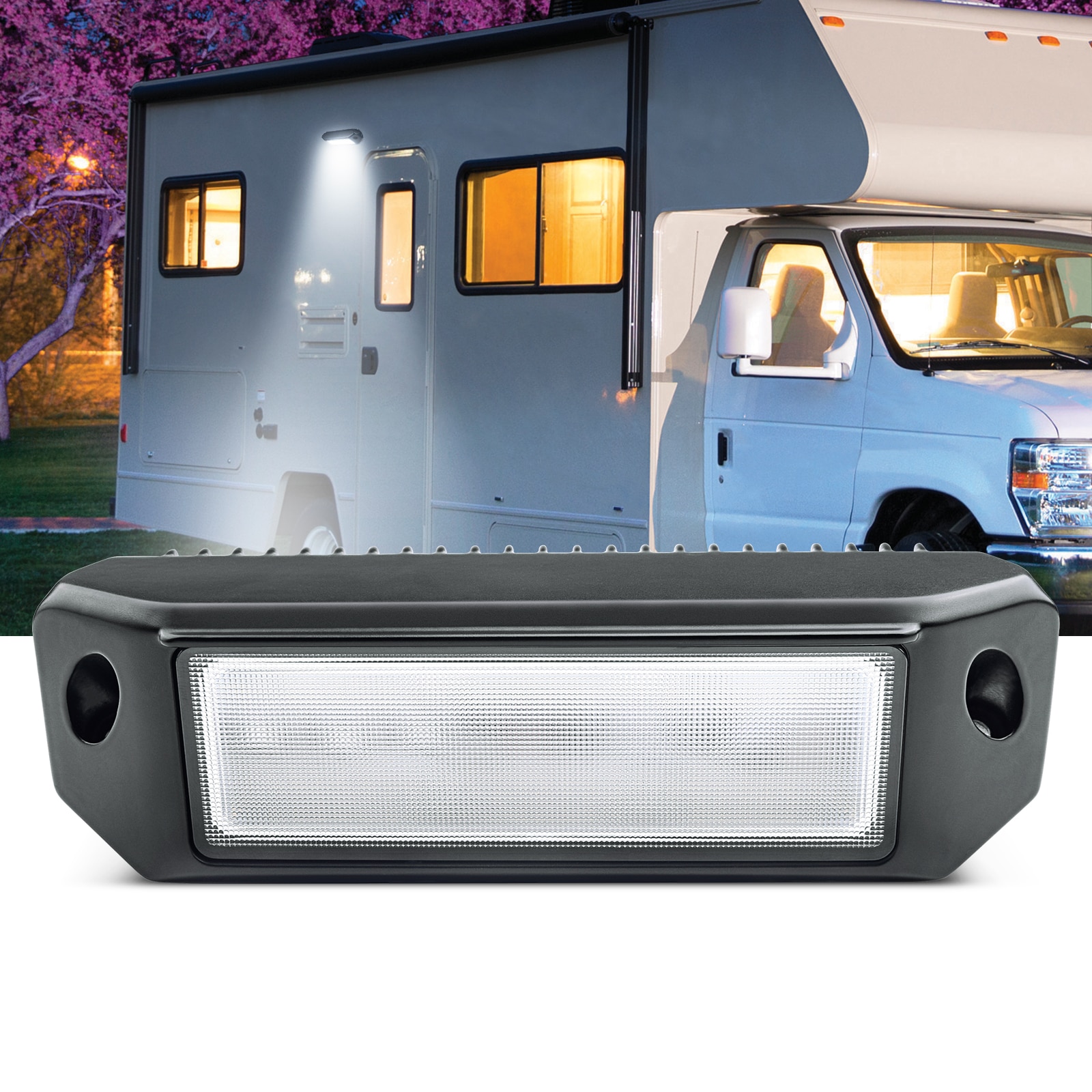 Mictuning 3000 Lumen Luifel Lights Rv Exterieur Led Veranda Light Utility Vervanging Verlichting Voor Campers Trailer Kampeerders Luifel Licht