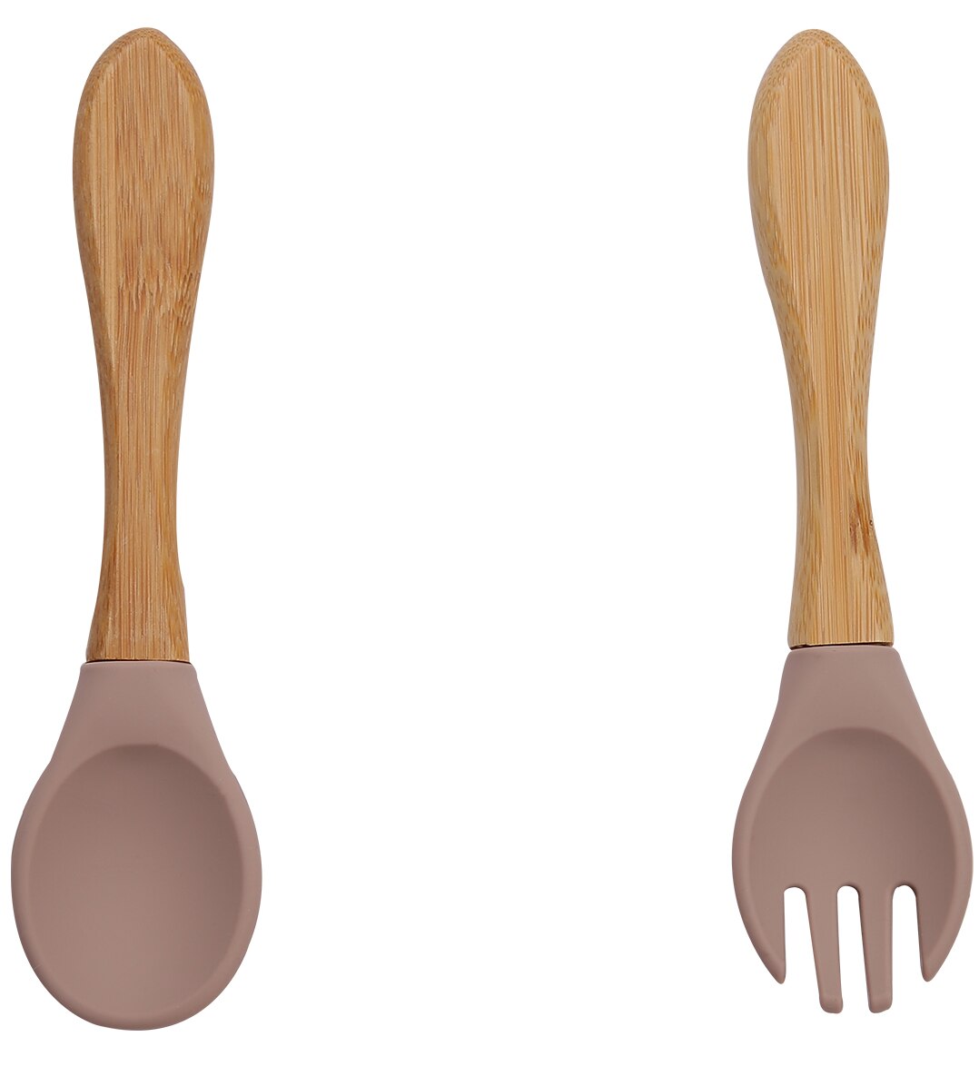 let's make Baby Spoon Set Free Silicone Self Feeding Baby Weaning Spoon Safe Feeding Set Utensils Infant For Kids Ages 5 Months+: M