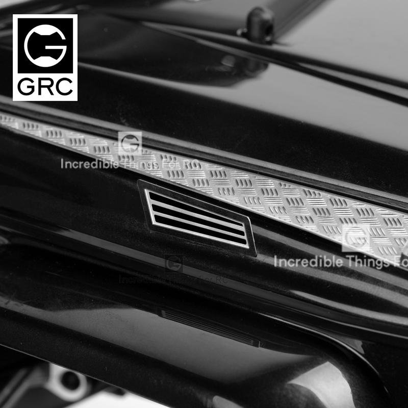 Rvs Mesh Side Grille Cover Voor 1/10 TRX-6 G63 Intake Grille TRX-4 G500 Rc Simulatie Klimmen Accessoire
