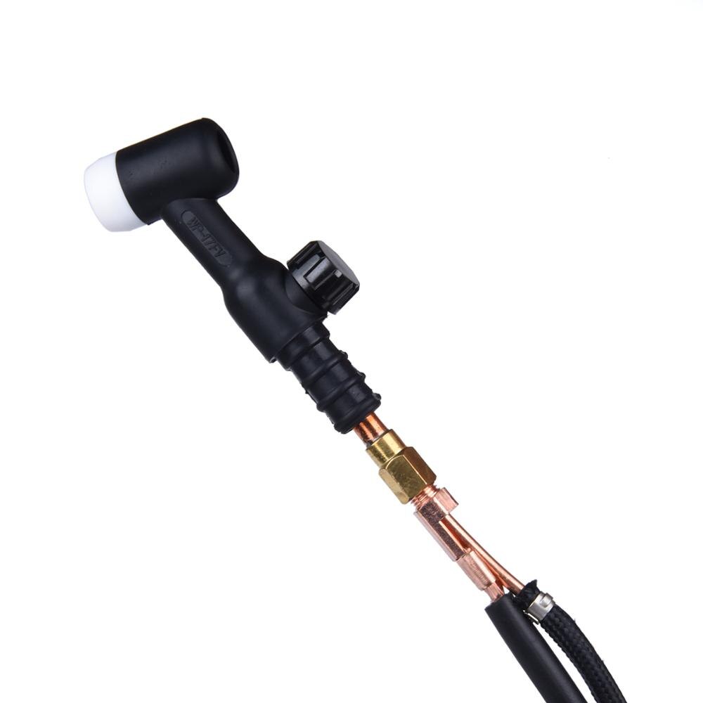 WP17 WP17FV Perücke-schweißbrenner Gas Wolfram Bogen Schweiß TIG flexibel Kopf Gas Ventil Getrennt Typ 3,7 M 35-50 Euro Stecker 12,1 Ft