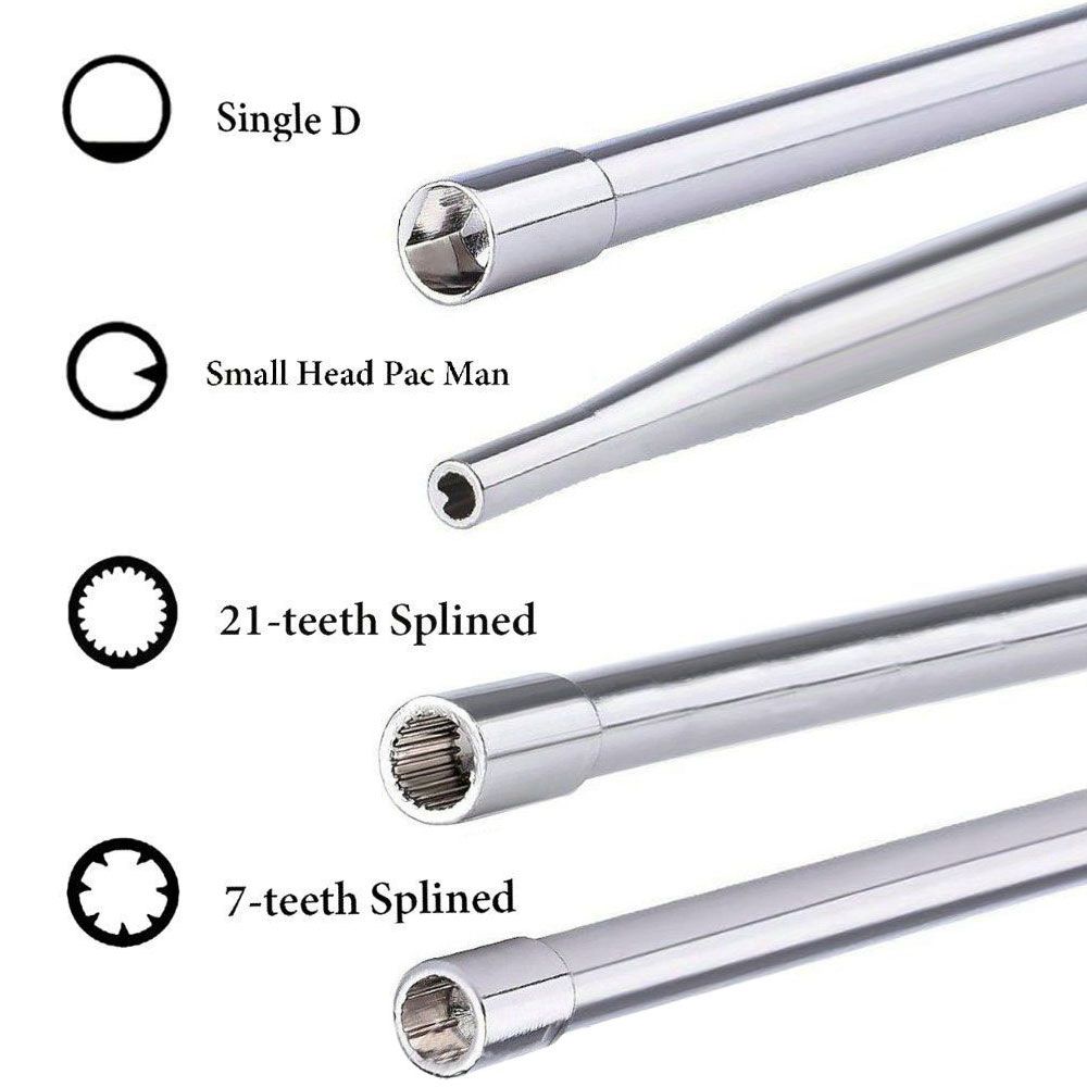 8pcs Screwdriver Carburetor Adjustment Tool Single D Double D Hexagon Hex Socket Kit Set for most 2cycle carburetor