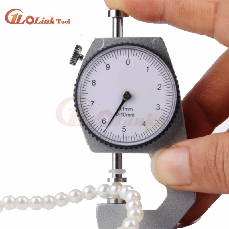 Jauge d'épaisseur à cadran, pointe incurvée 0-10mm/0-20mm pour tuyau creux ou jauge à Tube circulaire, outils de mesure