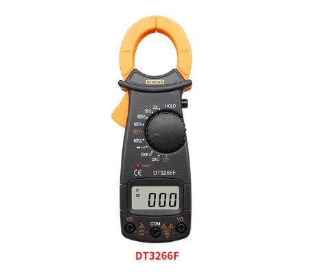 Digital Amper Clamp Meter Multimeter NCV Current Clamp Pincers Voltmeter Ammeter 600A AC/DC Ohm Current Voltage Tester: DT-3266F