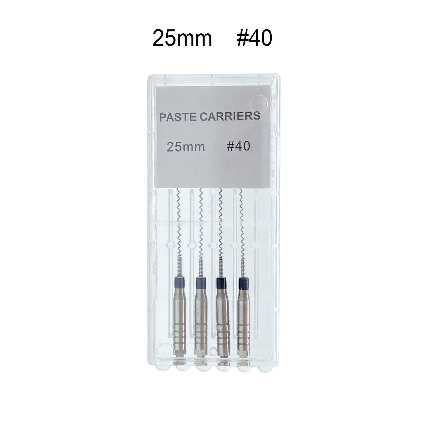 WELL CK 4 unidades/caja 21/25 mm # 25-40 portadores de pasta rotativa Dental relleno en espiral Lentulo surtido de pasta de llenado de motor herramienta de odontología: Marfíl