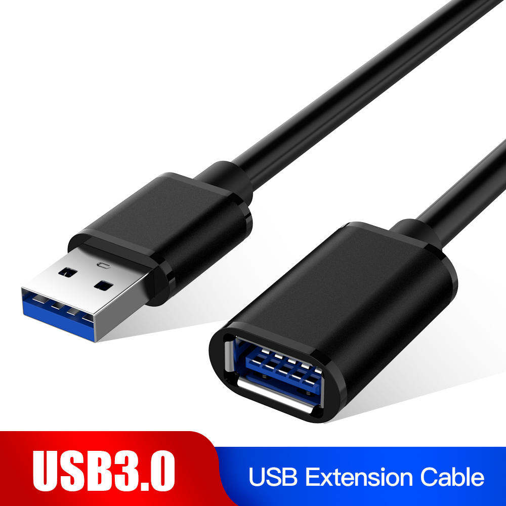 Usb 3.0 Verlengkabel Voor Smart Tv PS4 Xbox Een Ssd USB3.0 2.0 Extender Data Cord Usb Male Naar vrouwelijke Verlengkabel Draad