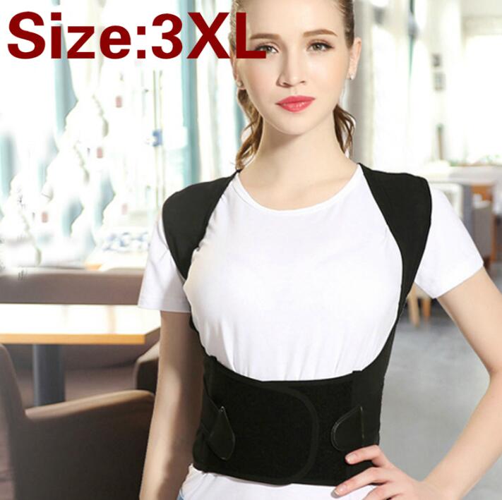 Corset pour enfants et adultes, correcteur de Posture du dos, thérapie des épaules, orthèse lombaire, ceinture de soutien de la colonne vertébrale, pour hommes et femmes: 3XL