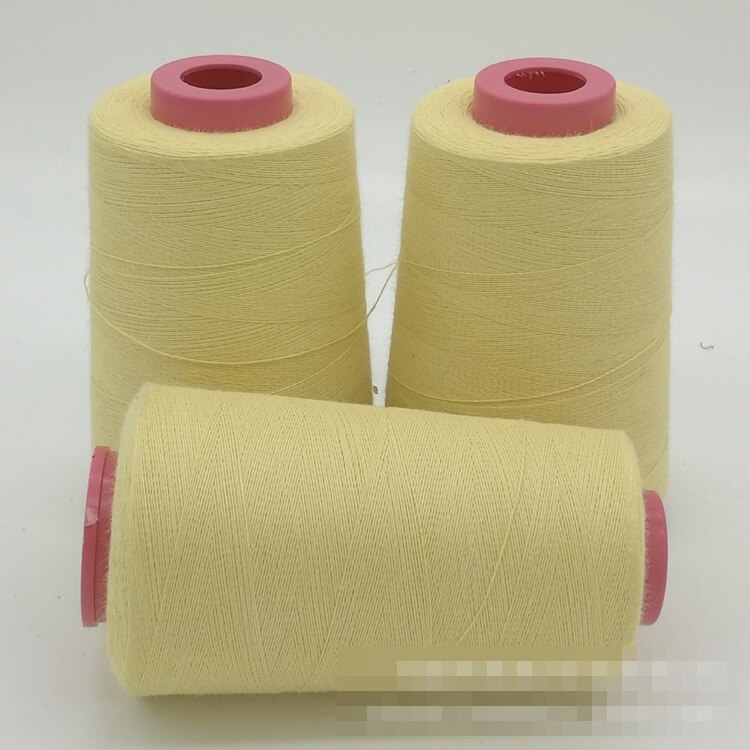 Hilo de coser retardante de llama resistente al corte de fibra 1414 Kevlar alta temperatura (560 grados) línea de fuego al por mayor 100 g/pc