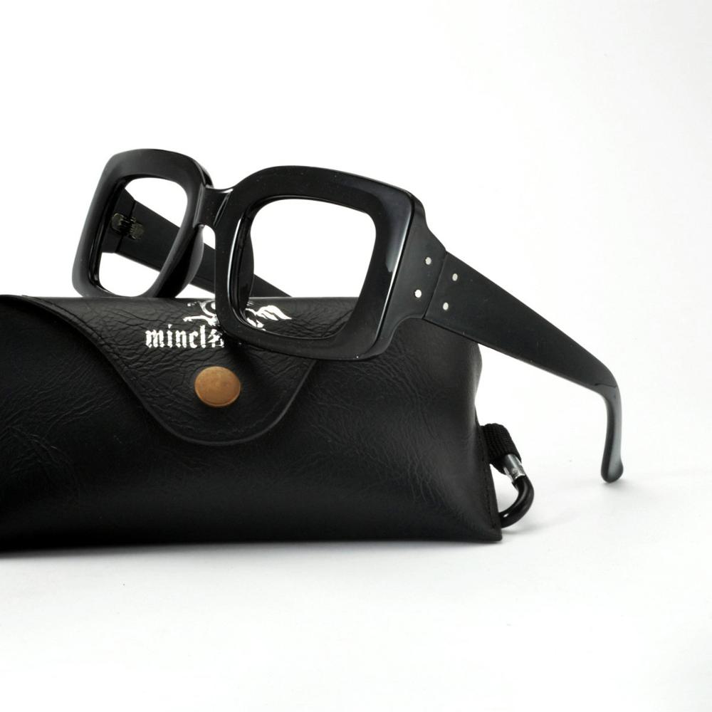 Dikke Frame Progressieve Multifocale Leesbril Vrouwen Mannen Vierkante Brillen Buurt Ver Sight Black Verziendheid Dioptrie Eyewear NX: + 175
