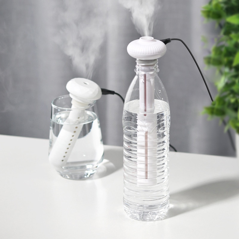 Eloole usb portabel luftfuktare munkflaska aromdiffusor dimmaskin för luftbefuktning på hemmakontoret avtagbar