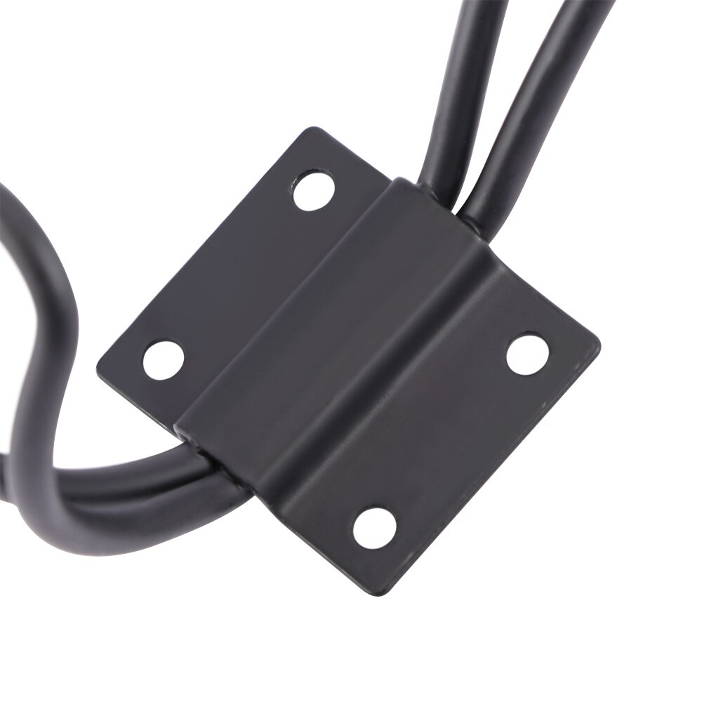 1 stuk vintage stijl kapstok metalen wand deurbevestiging hoedenhaak hanger hangende kledingrek zwart