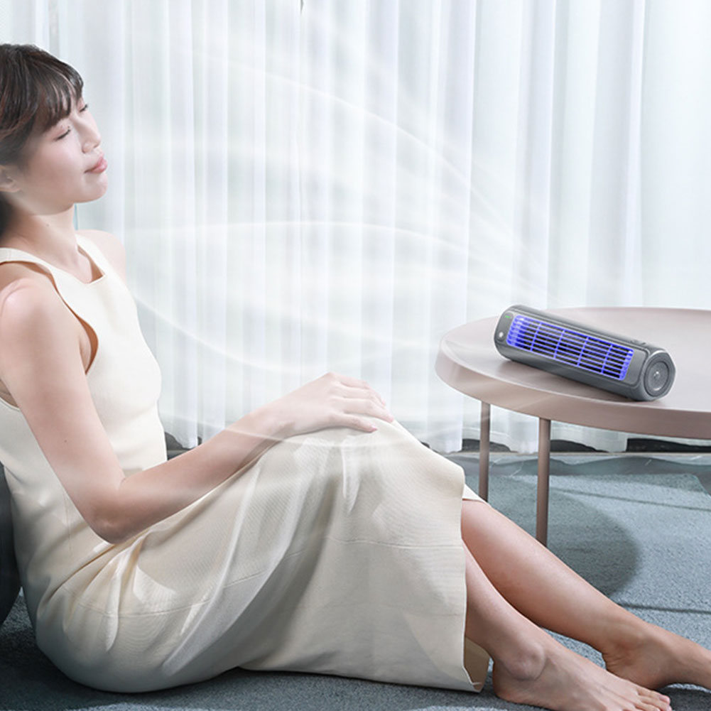 Tragbarer Turm Ventilator 3 Geschwindigkeiten Lüfter leiser Schreibtisch-Lüfter wiederauf ladbarer Zauberstab Ventilator für Schlafzimmer Wohnzimmer Büro