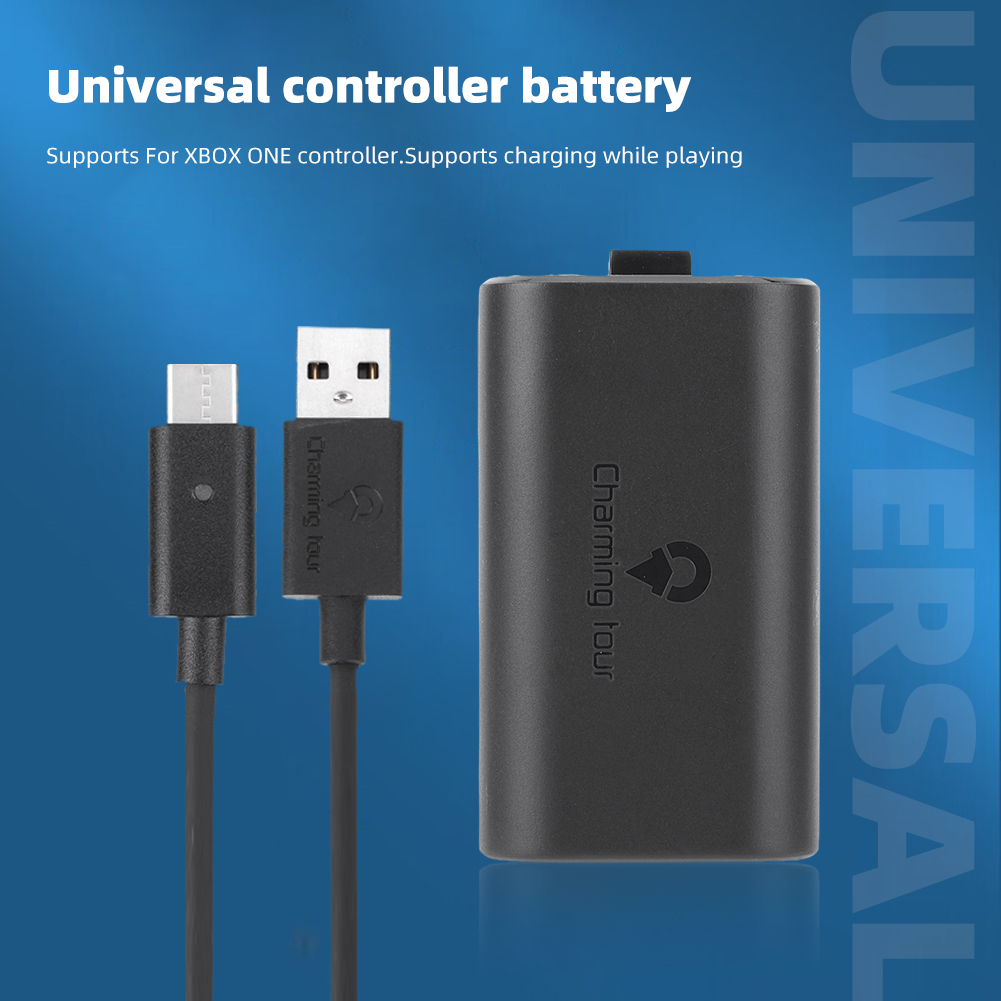Ladekit für X-Box One/SX/SS Akku-Set mit kabellosem Griff 2000mAh Typ-C-Ladekabel wiederauf ladbarer Akku Spiel zubehör