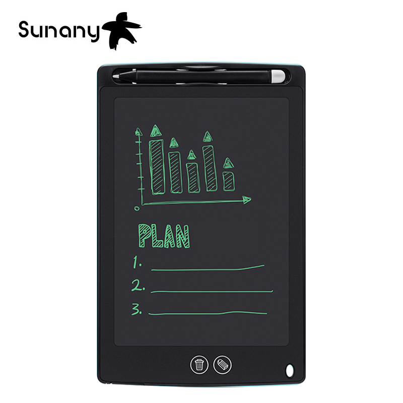 Sunany 8.5 Inch Lcd Handschrift Boord Elektronische Uitwisbare Ultra Dunne Tekentafel Lcd Schrijven Tablet Beste Cadeau Voor Kind
