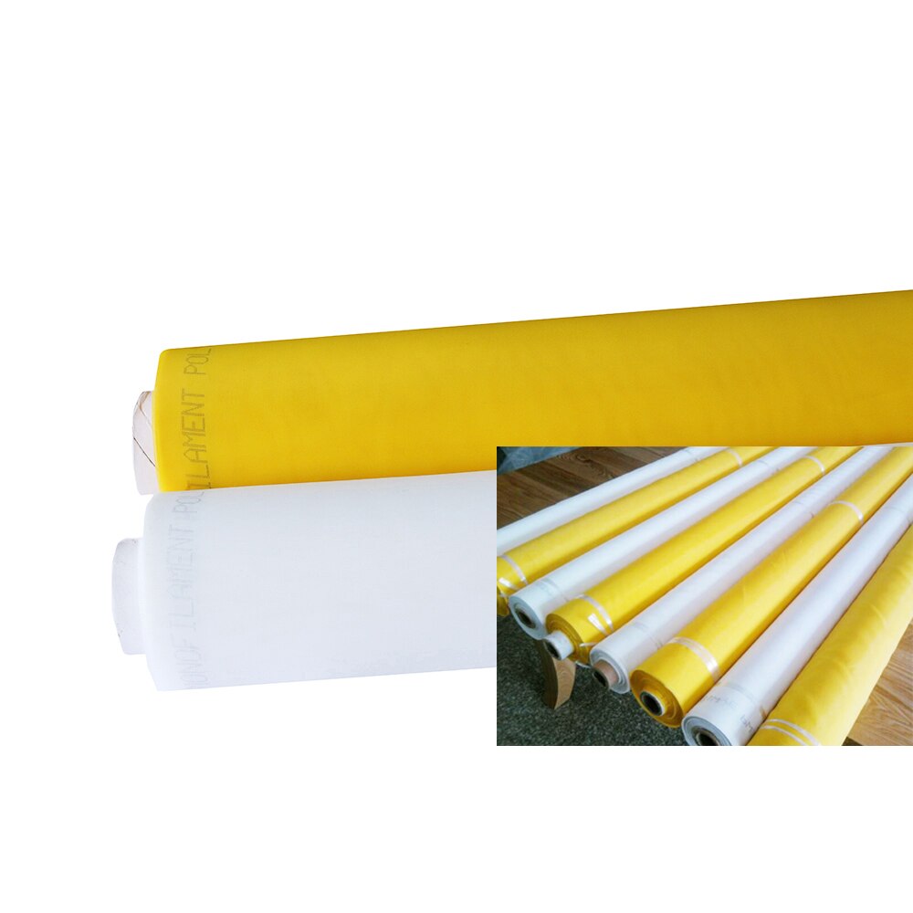 120T 300Mesh 40UM Yellow 1Meter monofilament printing mesh stencil cloth printing fabric Polyester screen printing mesh