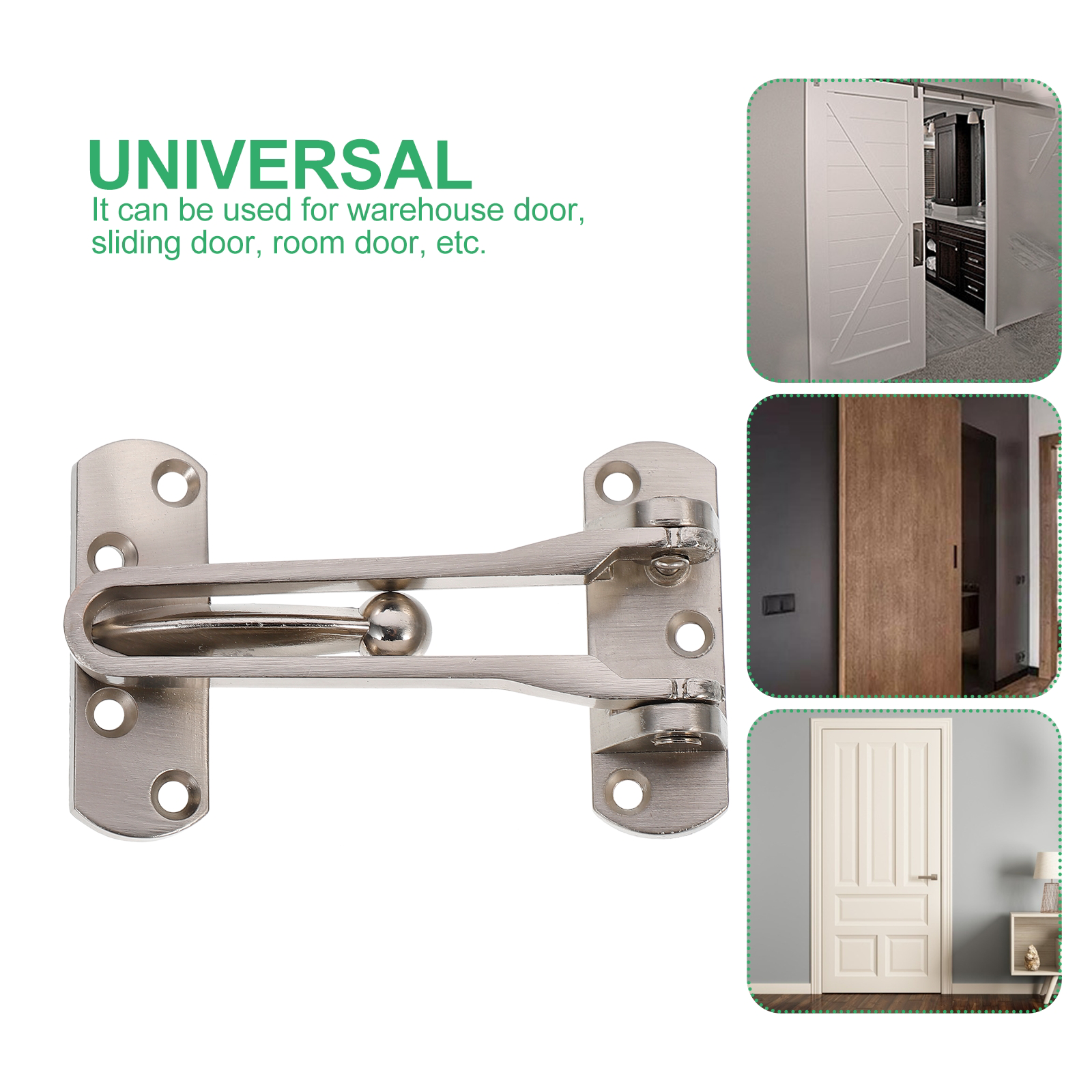 Swing Bar Door Lock Strong Practical Door Lock Hotel Reinforcement Lock Door Guard Home Lock