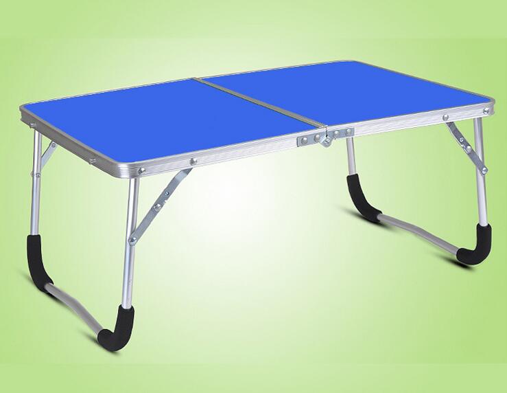 62*42*27cm bærbar skridsikker seng tablet pc skrivebord foldbar bærbar skrivebord: Blå