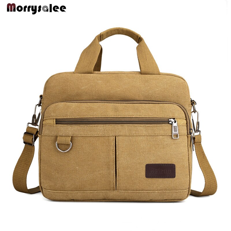 Männer Tasche lässig Leinwand Umhängetasche Große Kapazität Multi-tasche Handtasche Umhängetasche Crossbofy Tasche männer tasche: khaki