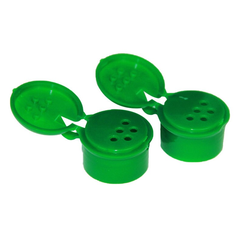 Plast krydda salt peppar shakers kryddburk bbq krydda flaskor cruet behållare kök kryddburk med lock