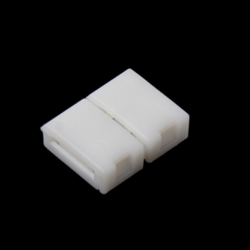 Solderless Clip-on Coupler Connector 4 Pin 10mm For 5050 RGB LED Strip Light
