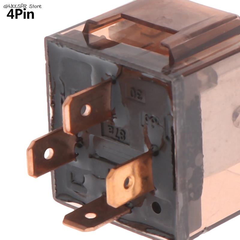 Waterdichte Auto Relais 12V/24V 80a 4pin/5pin Spdt Auto Besturingsapparaat Auto Relais Dc Hoge Capaciteit Schakelen 1Pc