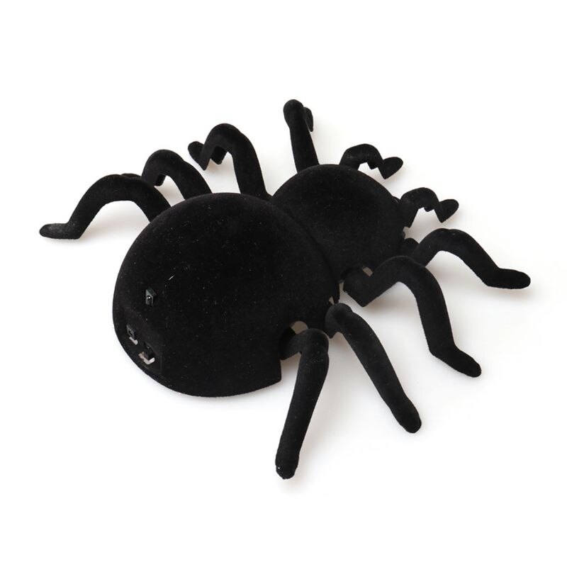 Araña de Control remoto, Lobo aterrador, Robot araña realista, novedad, juguetes, de Halloween