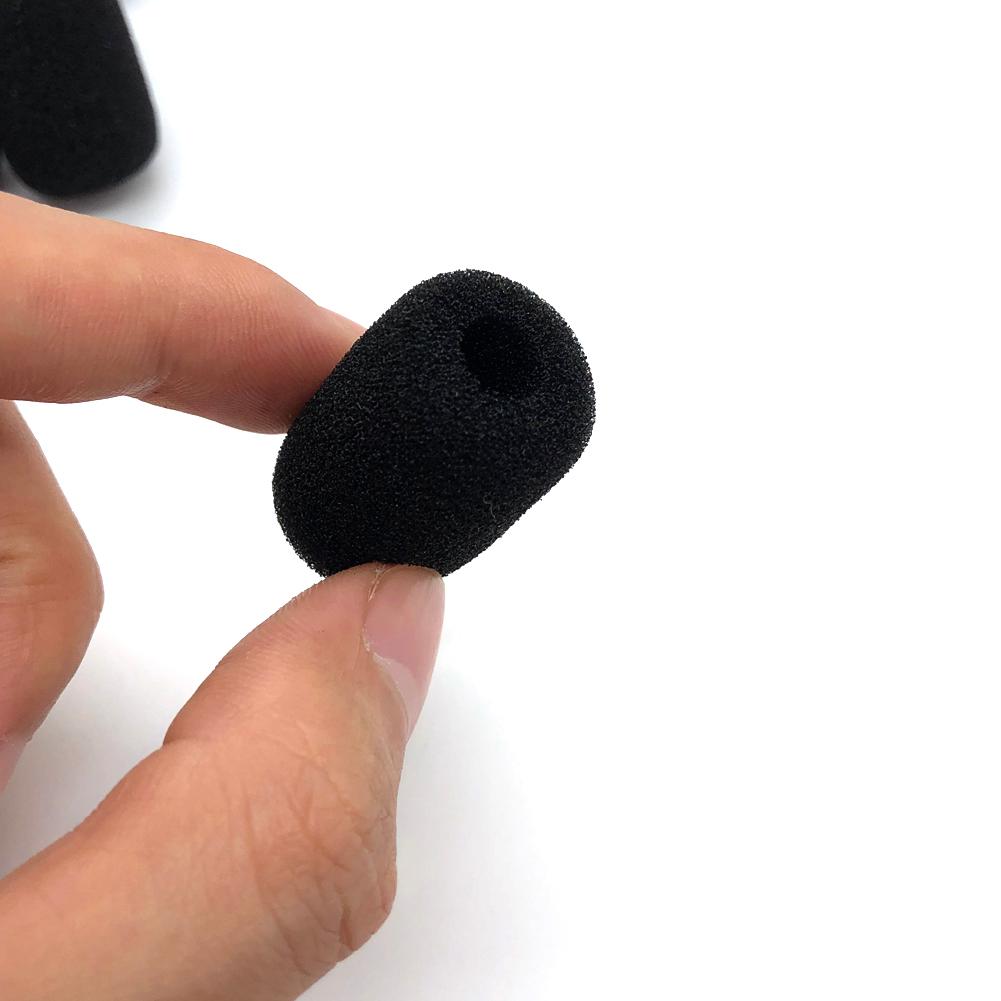 Gąbka piankowa osłona mikrofonu na szybę 30mm miękka elastyczna gąbka mikrofon pokrowiec na główkę robić zestawu słuchawkowego Mic