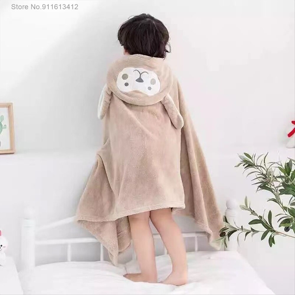 Animal Frog Wearable Bath Towel Absorbent Chic Towel For Bathroom for Boy Girl Bathroom Accessories Kids Children