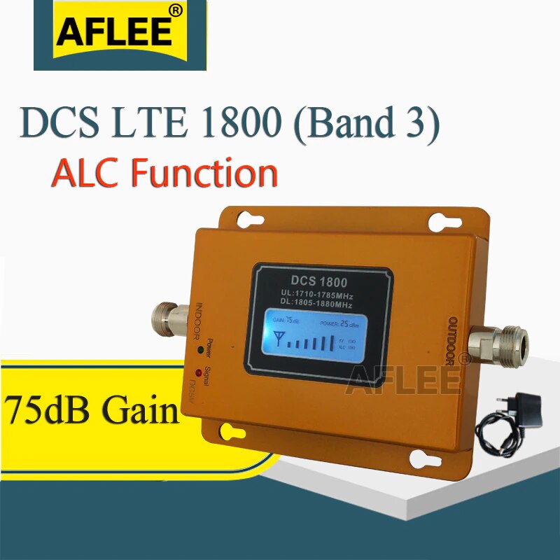 900 /1800 /2100 Mhz 4G Cellular Verstärker GSM DCS WCDMA 4G Handy Signal Repeater GSM 2G 3G 4G Netzwerk Mobile Signal Booster: DCS 1800