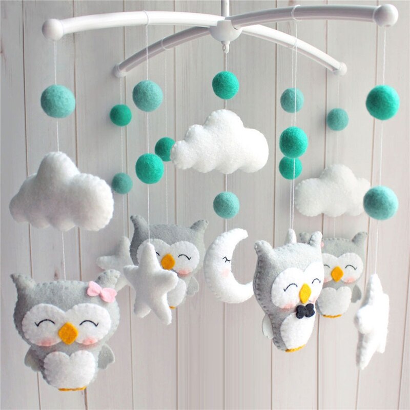 Mobiele Baby Wieg Houder Babybedje Mobiele Bed Bel Opknoping Speelgoed 360 Graden Draaien Beugel Wind-Up Music Box baby Rammelaar Speelgoed