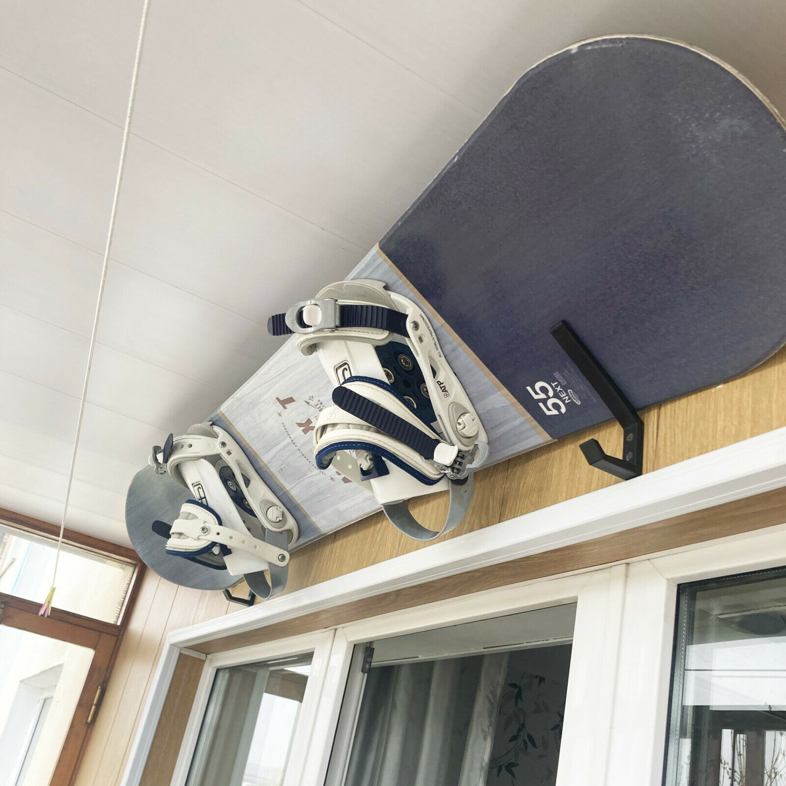 4x Snowboard Lagerung Gestell | Zauberstab Montieren Snowboard Aufhänger Longboard Anzeige Halfter