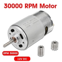 12V 30000 RPM Electric Motor Gear Box For Kids Ride On Car Bike Toy Spare Parts 18.5cm