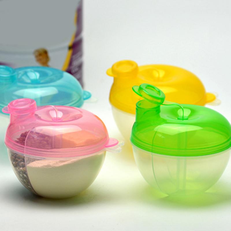 Three-Layer Milk Powder Box Baby Rice Powder Box Milk Powder Food Storage Box Portable Infant Leak-Proof Milk Powder Box