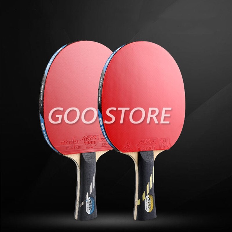 YINHE raquette 9 étoiles Galaxy bois + carbone OFF + + raquettes de ping-pong en caoutchouc