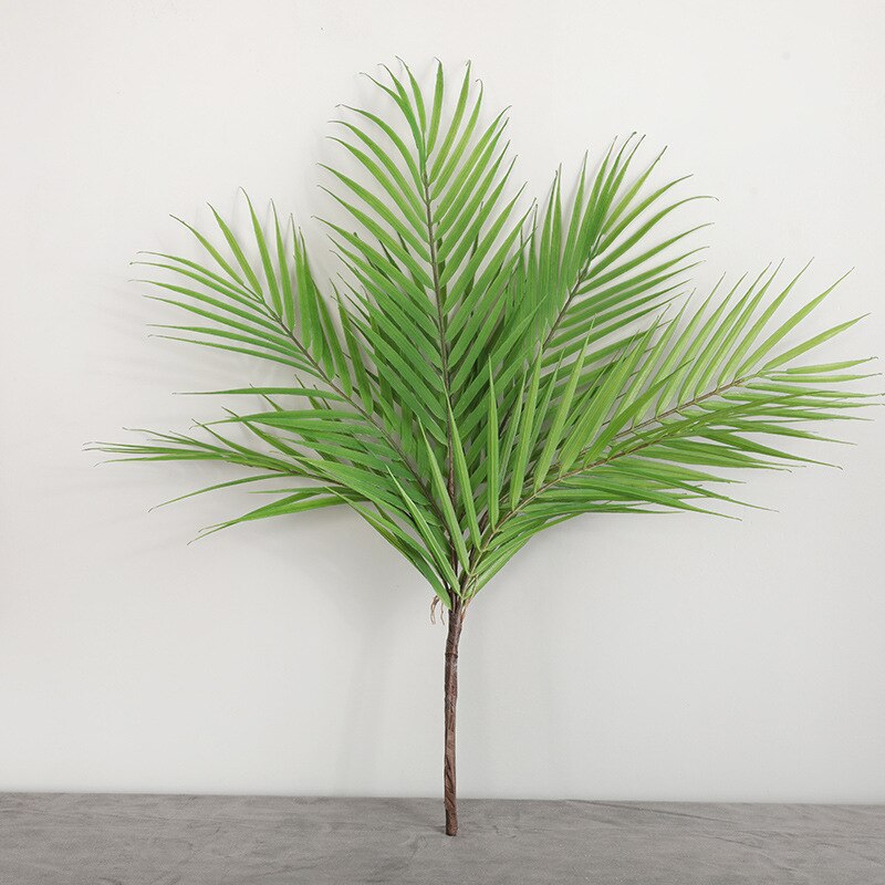 Simulation plast grøn plante kunstig palme pink blå buket bryllup hall blomsterarrangement hjem have planter blad indretning: Grøn