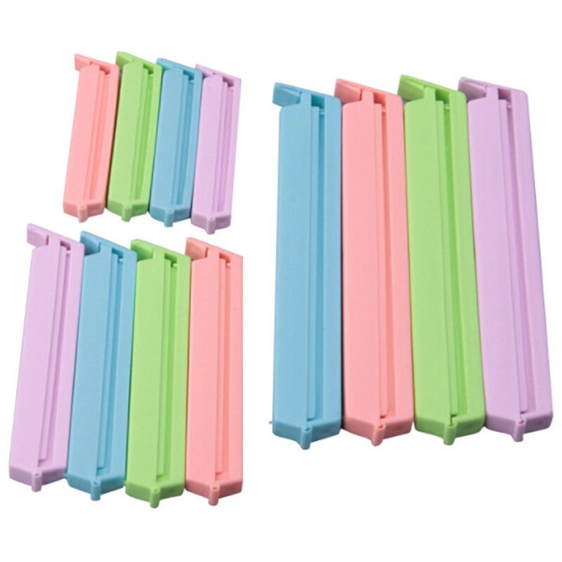 Clips Para Alimentos, Clips Grandes De Plástico Para Sellar Alimentos Para Cafe Papas Cocina Bol Lingwen 8390612129384