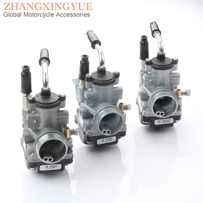 Carburateur de , 17.5mm 19.5mm 21mm, pour YAMAHA DT50 TZR 50 AM6 PHBG AD R2590 R2585 R2587