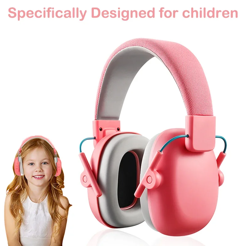 NIEUW K4 Veiligheid Gehoorbescherming voor kinderen Oorbeschermers Baby Ruisonderdrukking gehoor Verdedigers kinderen Protector moffen Verstelbaar