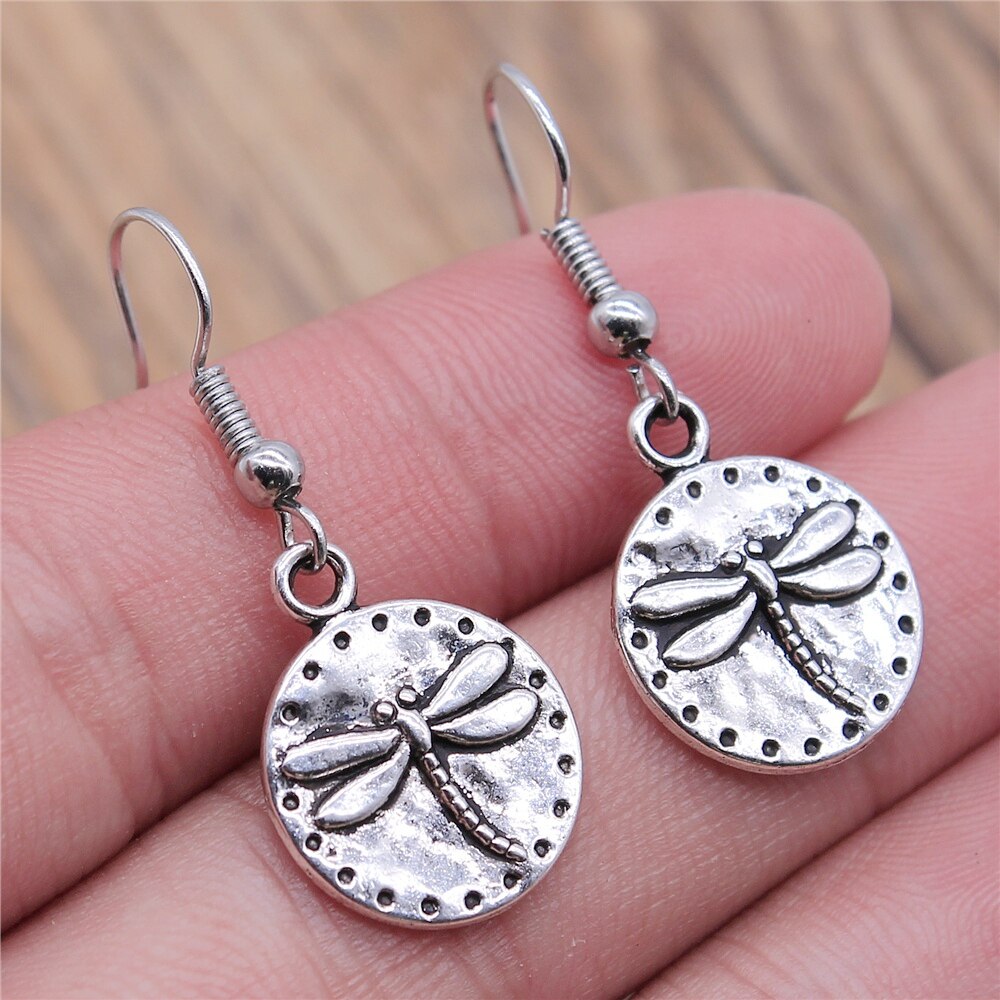 Vintage Dangle Dragonfly Oorbellen Lange Earring Zomer Stijl Voor Meisjes Vrouwen Sieraden: E1-B12353