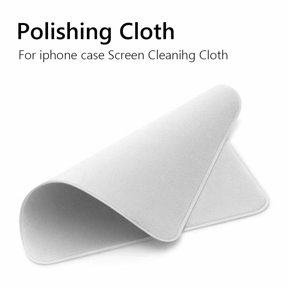 Double-Layer Polishing Cloth Cleaning Supplies for Apple iPhone 13 Pro MacBook Screen Display Camera Display Cleaning Wipe Cloth