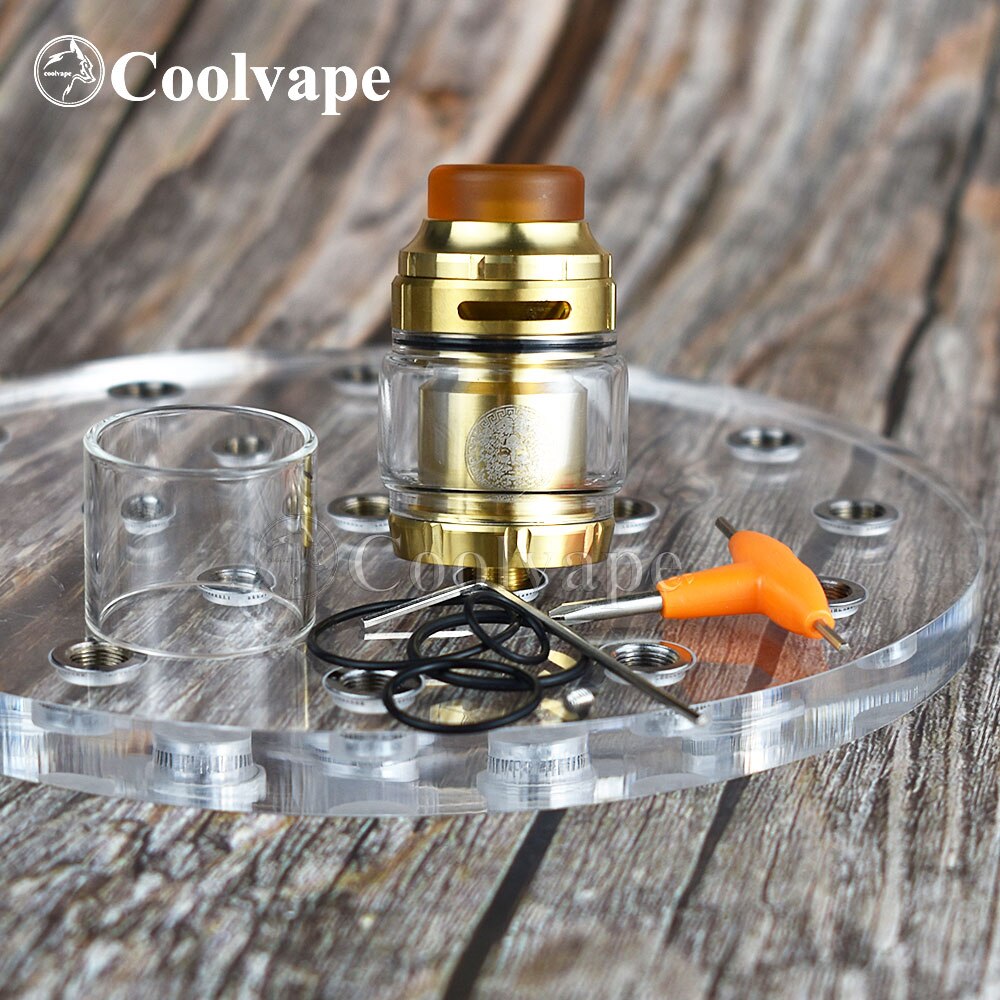 coolvape Zeus RTA Atomizer 3.5ml 4.5ml 510 thread vape tank with vaporizer rta rebuildable e cigatomizer vs Zeus X mesh RTA: D