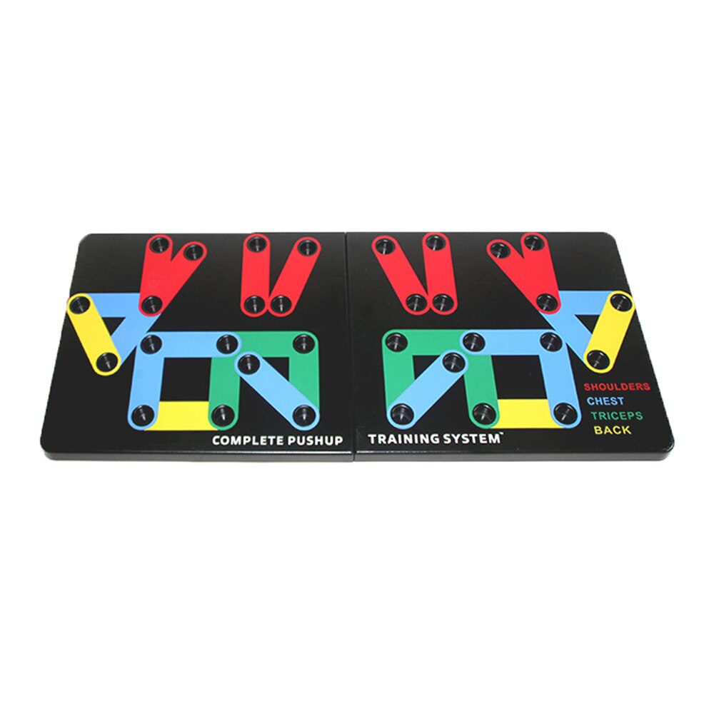 9 in 1 Push Up Board with Instruction Print Body Building Fitness Exercise Tools Men Women Push-up Stands For GYM Body Training