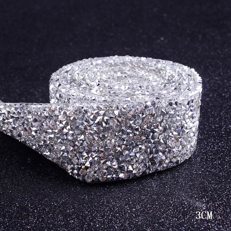 Goud En Zilver Rhinestone Trim Strass Fix Steentjes Glas Crystal Diamonds Voor Ambachten Steentjes Voor Kleding Diy Ketting